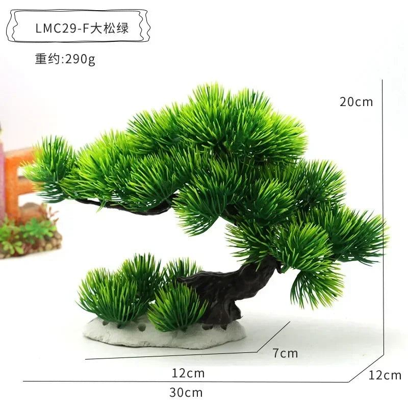 Aquarium Decor: Simulation Plants and Landscaping Ornaments