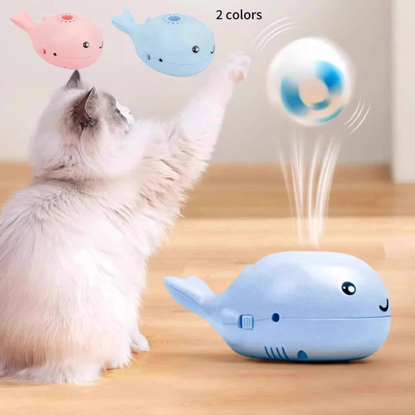 Interaktives USB-Katzenspielzeug mit schwebendem Ball & Lüfter