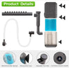 3-in-1 Silent Aquarium Filter with Wave Maker and Oxygenation