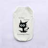 Breathable Summer Pet Vest with Fun Print – Sleeveless Casual Shirt for Small Dogs & Cats