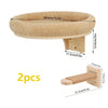 Wall-Mounted Cat Hammock and Climbing Stairs with Scratcher