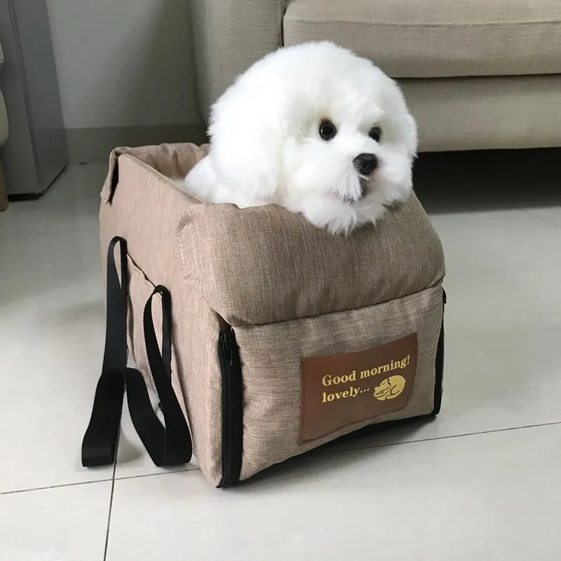 Cama Asiento Portátil para Perros en el Coche para Mascotas Pequeñas
