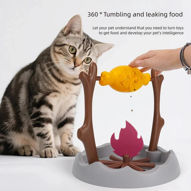 Juguete Interactivo Dispensador de Premios para Gatos y Perros