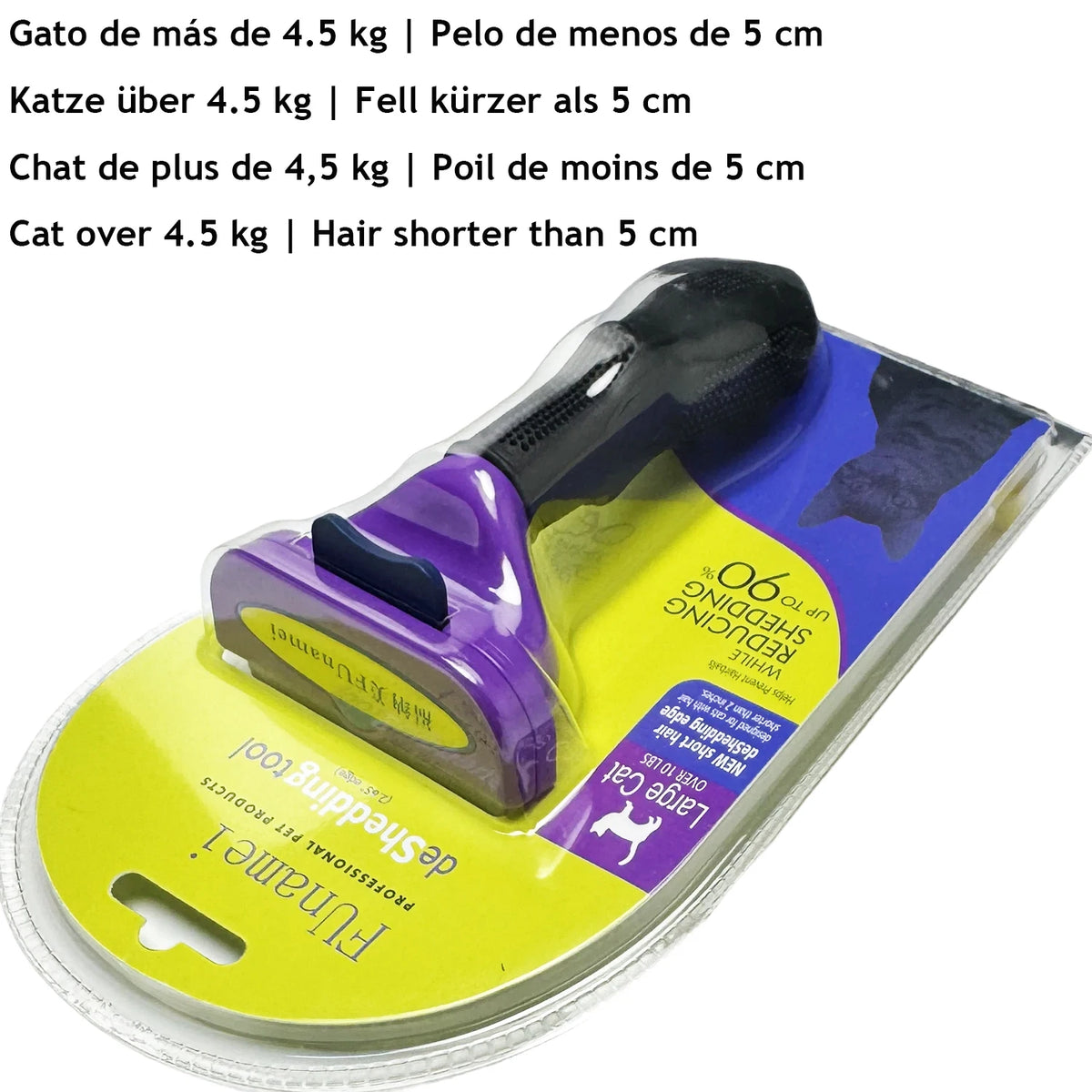 Pet Deshedding Brush for Dogs and Cats – Removes Loose Fur and Tangles