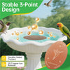 Disque de purification en cuivre naturel pour abreuvoir à oiseaux