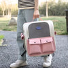 Ventilated Foldable Cat Carrier Backpack for Travel