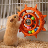 Parrot Spinner Rattle Toy with Colorful Beads