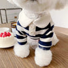 Summer Dog Polo Shirt With Stripe Cooling Vest