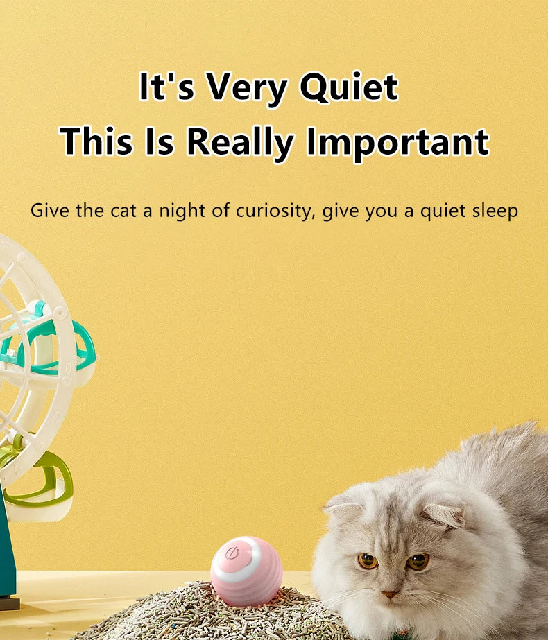 Intelligenter interaktiver Rollball für Katzen