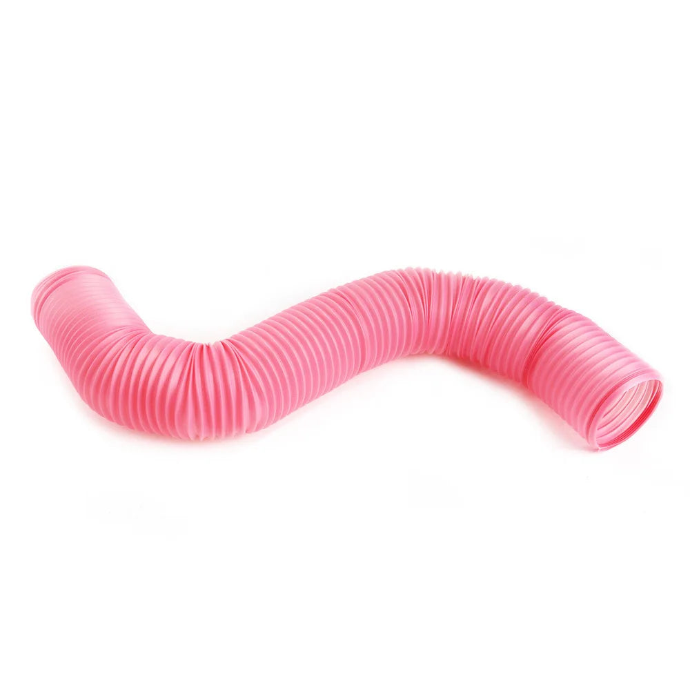 Pink telescopic pet activity tunnel with 100cm length