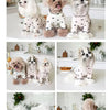 Cozy Heart Print Waffle Vest for Small Dogs