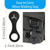 Hands-Free Silicone Dog Poop Bag Holder with Clip