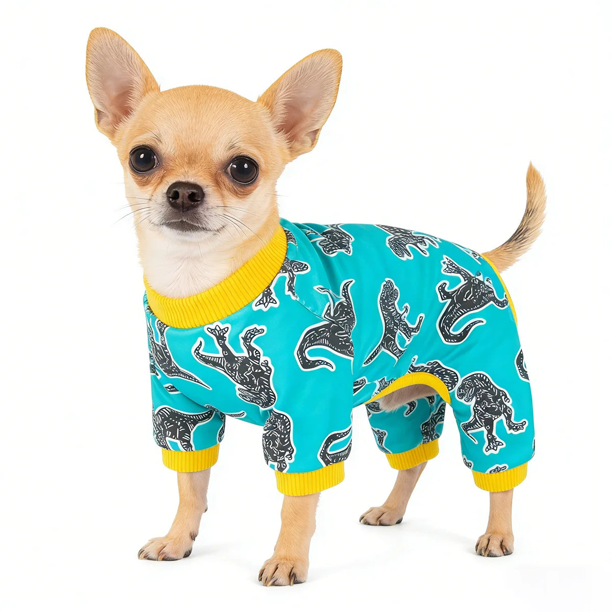 Soft Cotton Dog Pajamas for Small Breeds