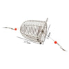 Bol d'alimentation en acier inoxydable pour crevettes