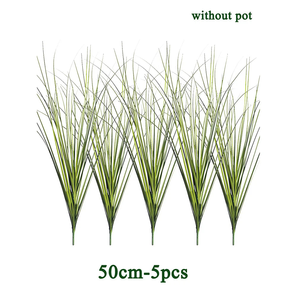 Artificial Reed Grass Bouquet – 50cm Tropical Faux Plant
