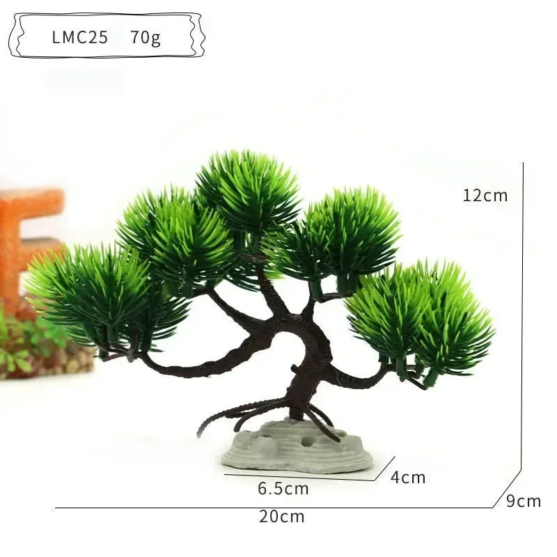 Aquarium Decor: Simulation Plants and Landscaping Ornaments