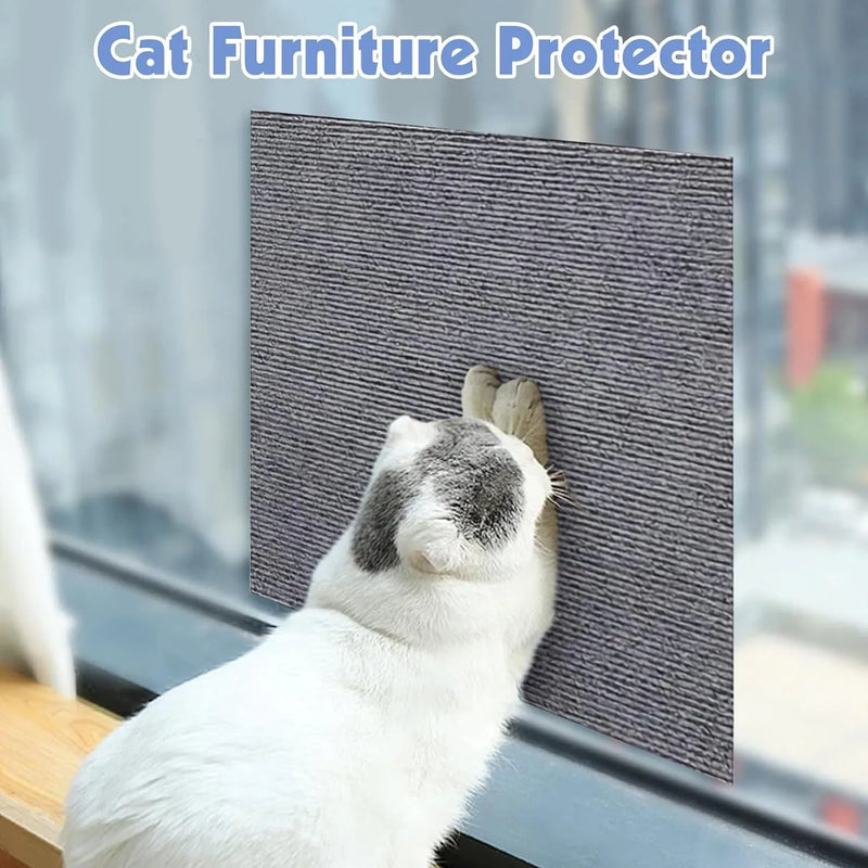 Cat Scratch Mat - Self-Adhesive, Trimmable Furniture Protector