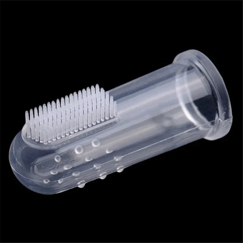 Soft Silicone Finger Toothbrush for Dogs and Cats