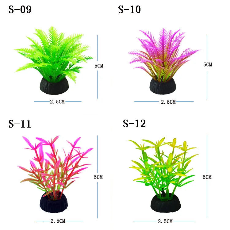 Künstliche Aquarium-Pflanzen aus PVC