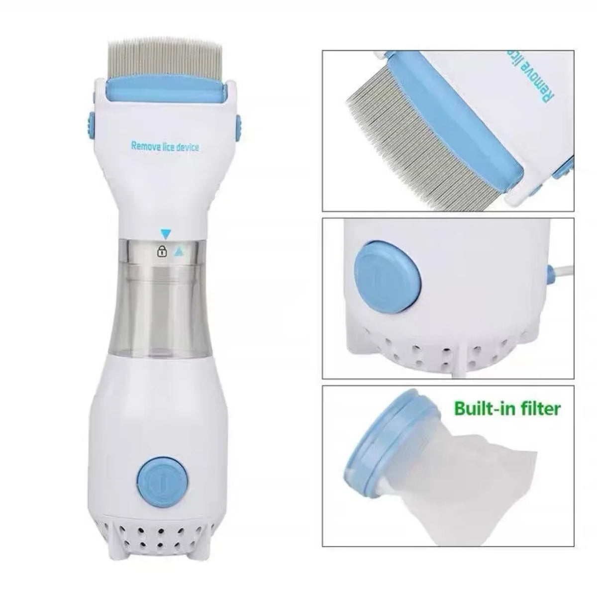Electric Flea Comb for Dogs and Cats – Chemical-Free Lice & Pest Removal Brush