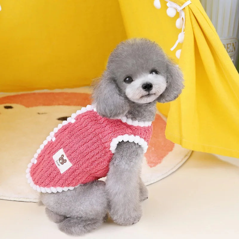 Chaqueta de Fleece Suave para Perros Pequeños
