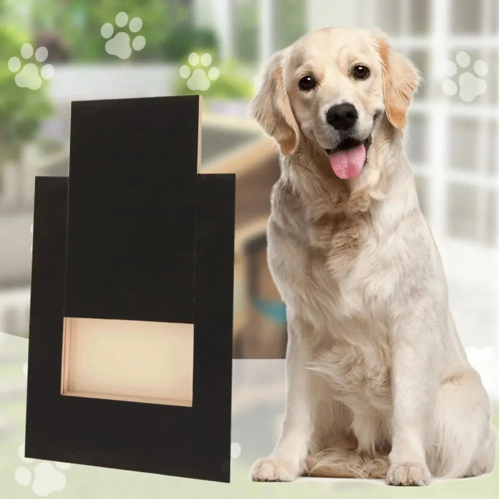 Wooden Dog Nail Scratching Board with Built-in Treat Box