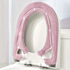 Plush Non-Slip Toilet Seat Cover with Thermal Fleece Lining