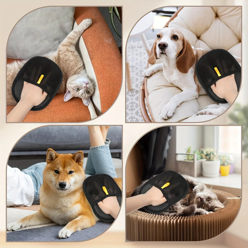 Gants Anti-Poils pour Animaux de Compagnie à Électricité Statique