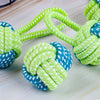 Durable Rope Ball Dog Toy for Chewing and Interactive Play