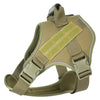 Tactical Dog Harness with Reflective Strips for Training and Outdoor Adventures