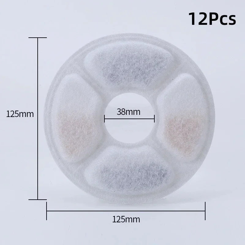 Replacement Activated Carbon Filters for Pet Water Fountains