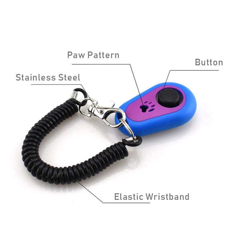 Détecteur d'entraînement pour animaux de compagnie portable avec porte-clés