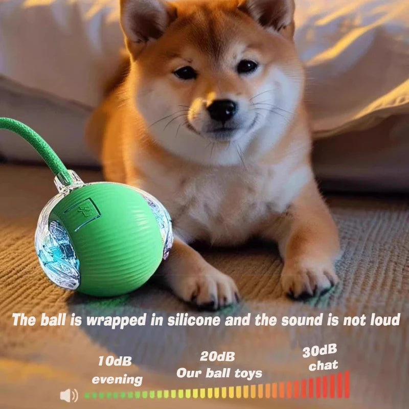 Interactive Rolling Cat Toy Ball with Smart Obstacle Avoidance
