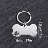 Personalized Bone-Shaped Dog Tag with Custom Engraving