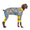 Cartoon Print Cotton Pajamas for Medium and Large Dogs