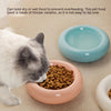 Ceramic Donut Cat Bowl with Anti-Slip Base