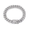 Luxus-Hundehalsband mit Strass und Cubano-Kette
