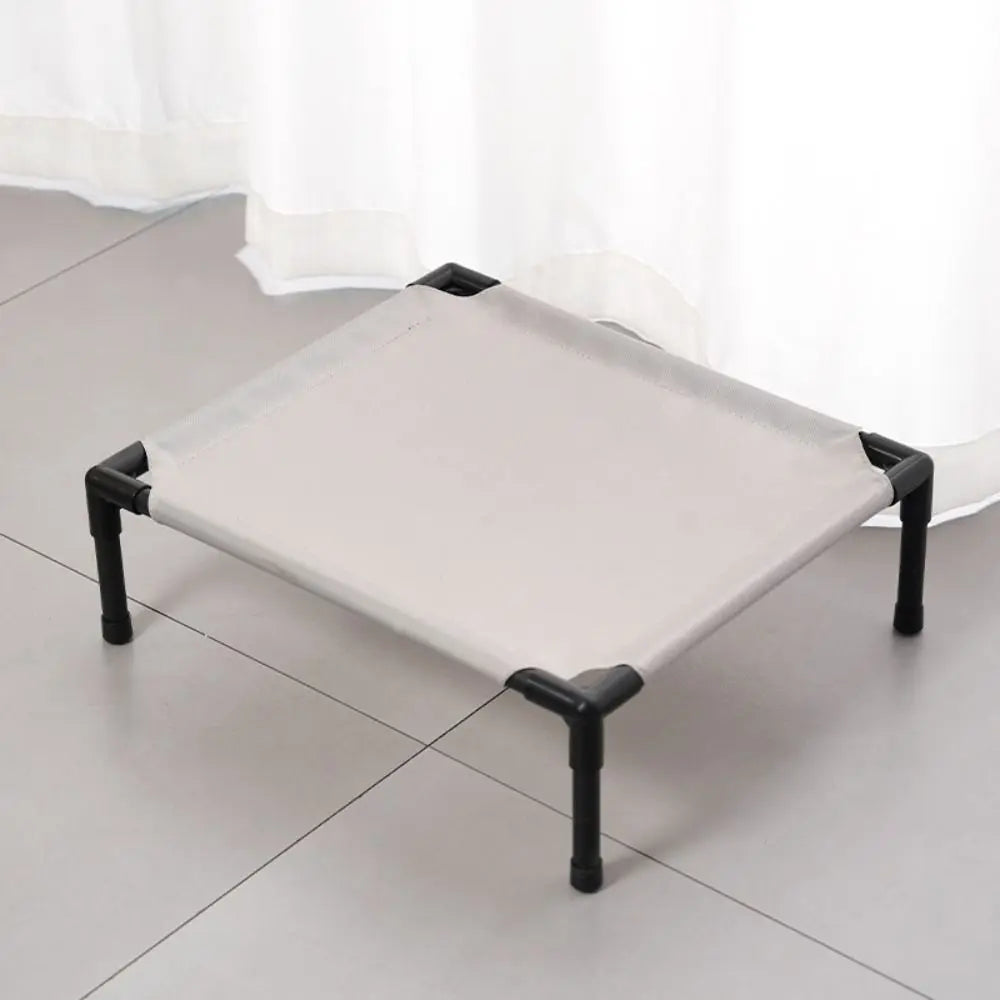 Elevated Pet Bed with Detachable Frame and Breathable Mesh