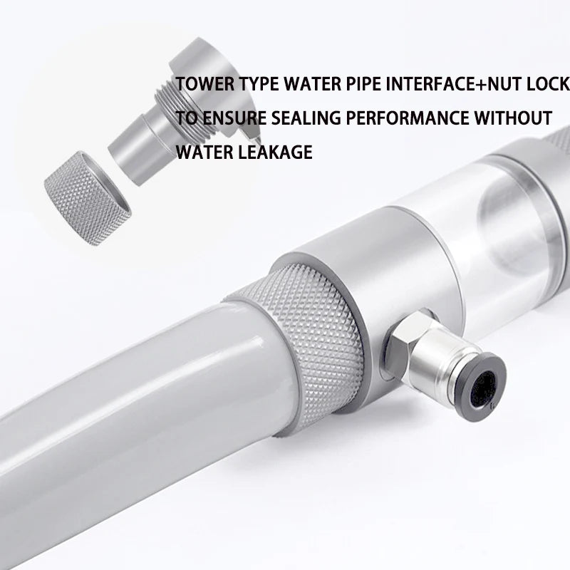 Diffuseur CO2 en aluminium pour aquariums