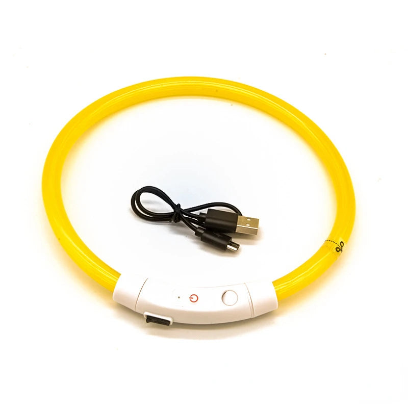 USB-wiederaufladbares LED-Haustier-Sicherheitsgeschirr