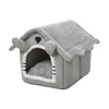 Tente-Lit de Chat et Chien Doux avec Coussin Amovible