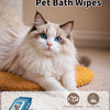 Pet Cleaning Gloves with Deodorizing Wipes (20-Pack)