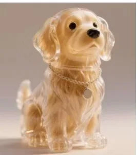 Pet Memorial Fur Keepsake Keychain Pendant