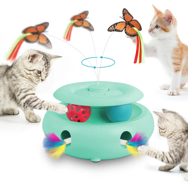 Jouet Interactif Automatique pour Chat avec Clochette