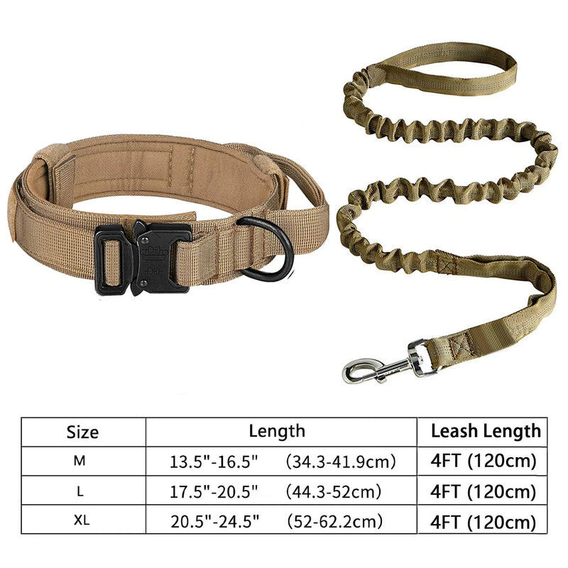 Robustes Taktisches Halsband und Leinen-Set