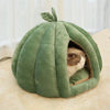 Lit pour chat en forme de citrouille d'Halloween