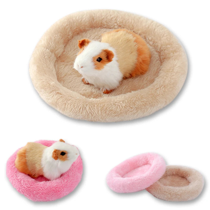 Plush Cozy Nest Bed for Small Pets