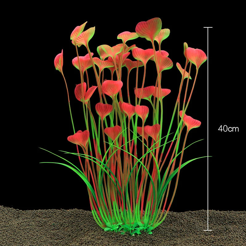 Realistic Artificial Aquarium Plants for Fish Tank Décor
