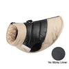 Chaleco impermeable acolchado para perro