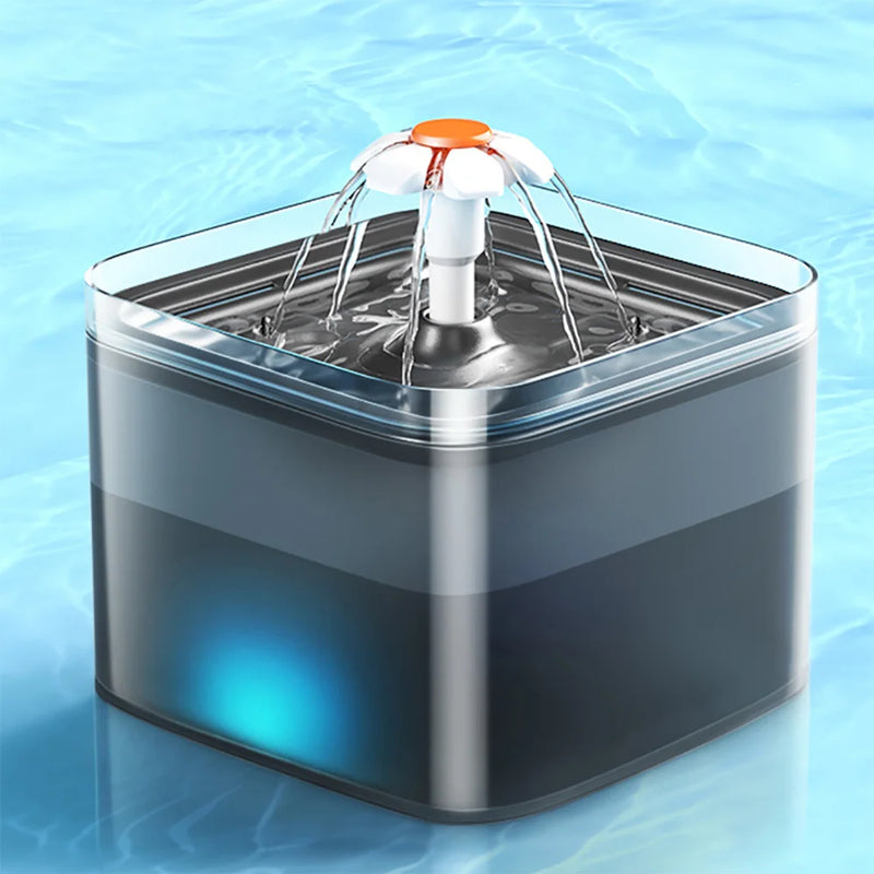 Fuente de Agua para Mascotas de 2L con Indicador LED